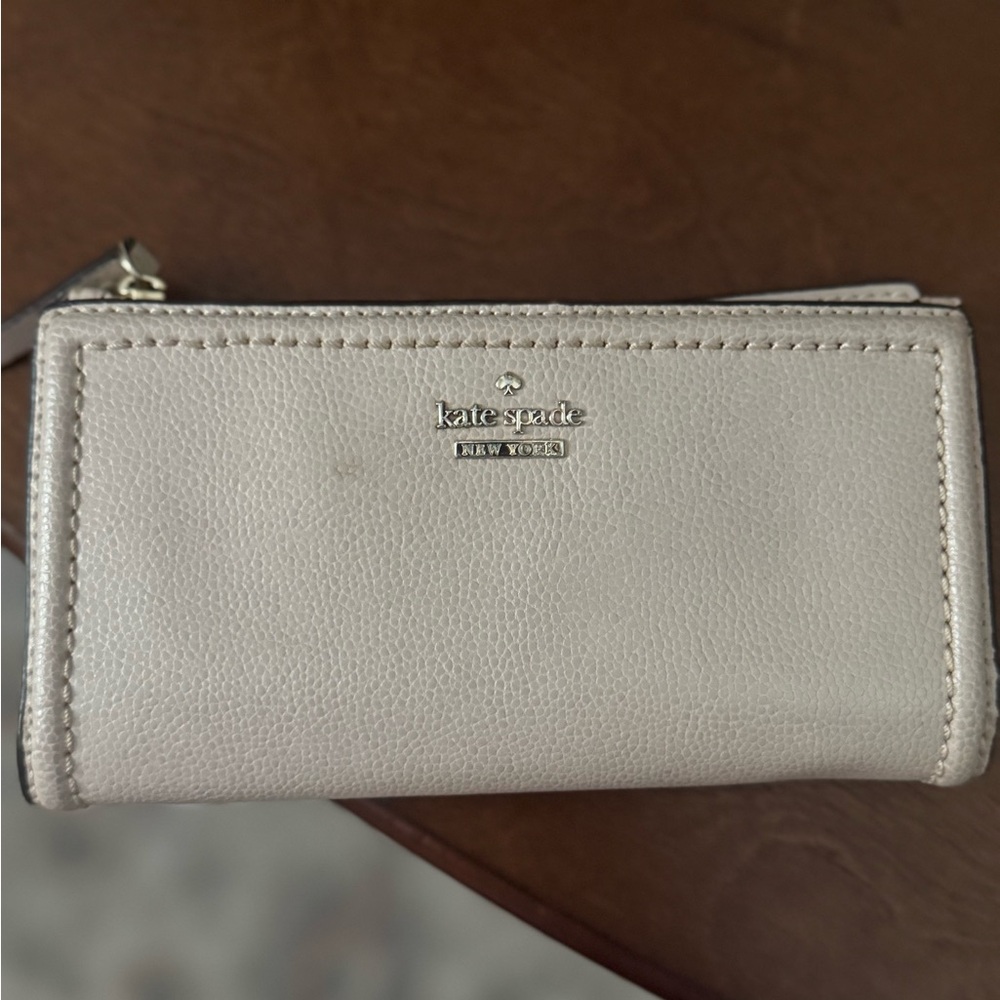Kate Spade Ivory Leather Wallet